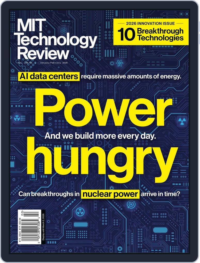 MIT Technology Review January/February 2026 (Digital) - DiscountMags.com