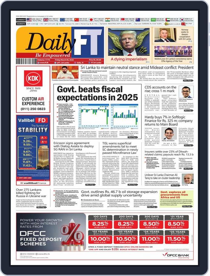 Daily Ft Epaper Daily Ft March 06, 2026 (Digital) - DiscountMags.com