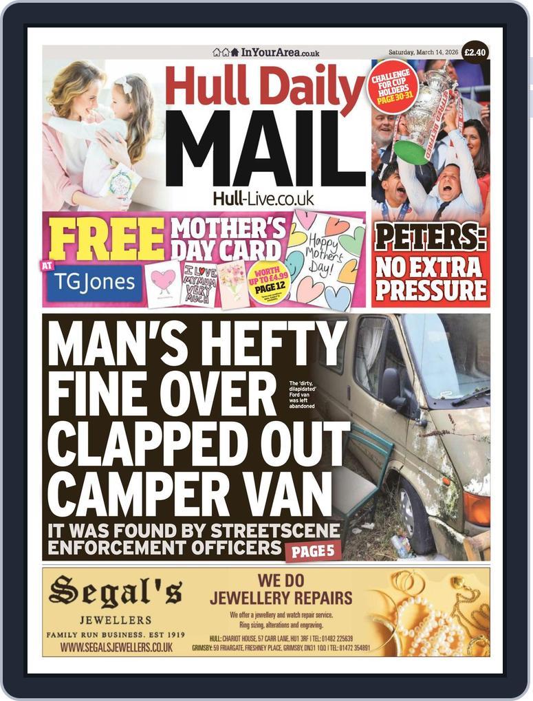 Hull Daily Mail March 14, 2026 (Digital) - DiscountMags.com