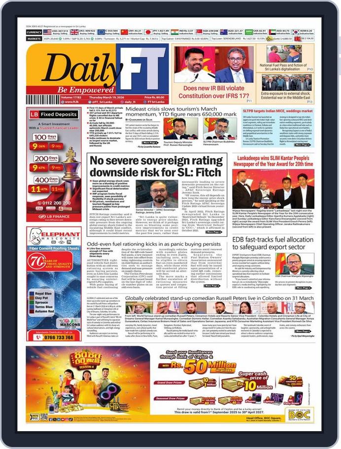 Daily Ft Epaper Daily Ft March 19, 2026 (Digital) - DiscountMags.com