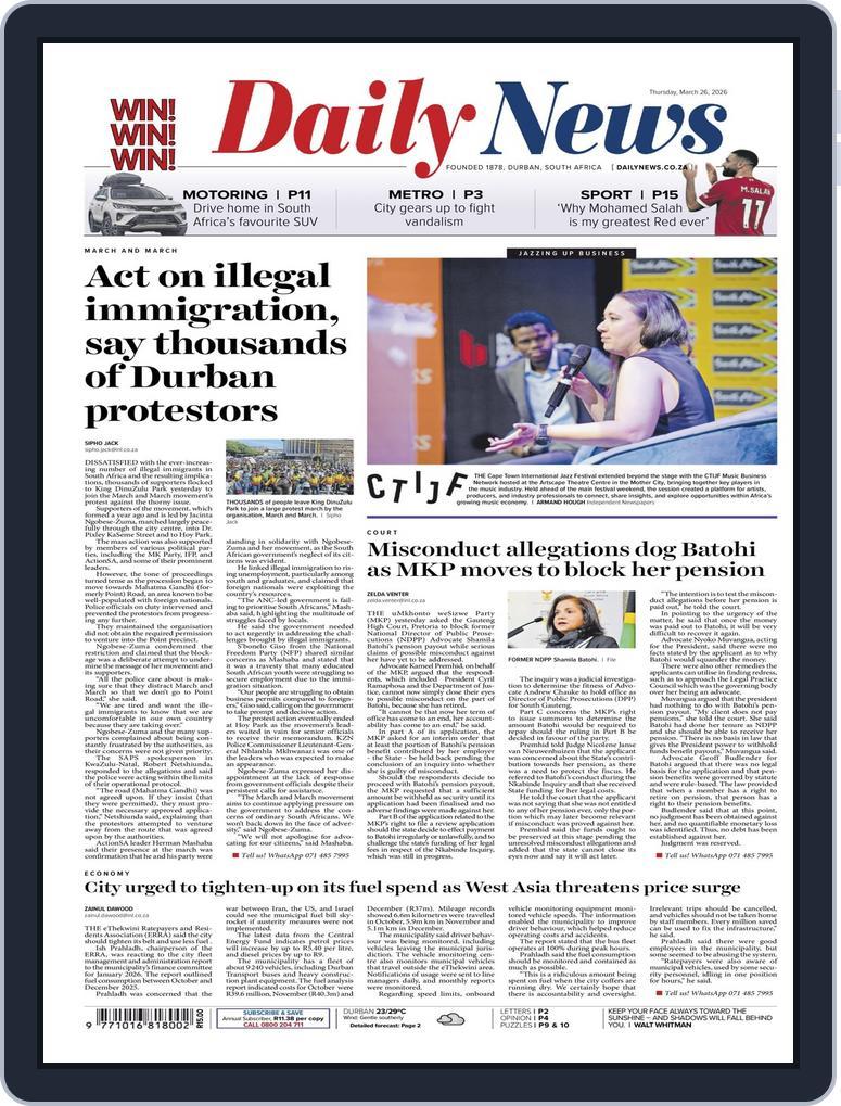 Daily News 2026-03-26 (Digital) - DiscountMags.com