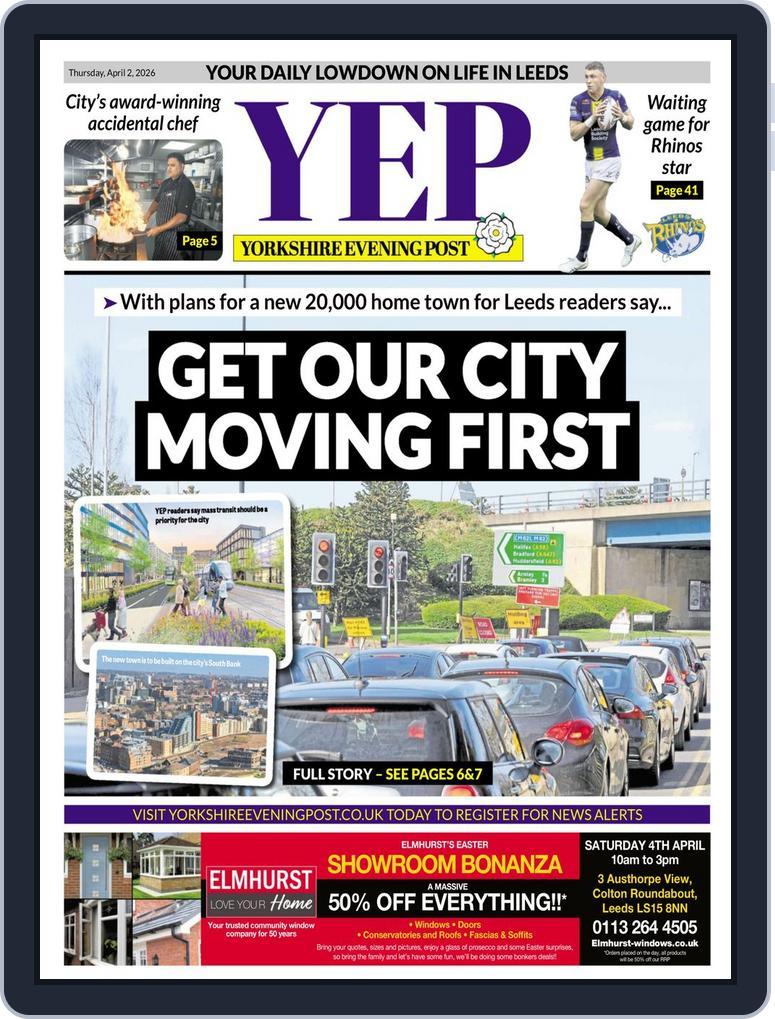 Yorkshire Evening Post April 02, 2026 (Digital) - DiscountMags.com