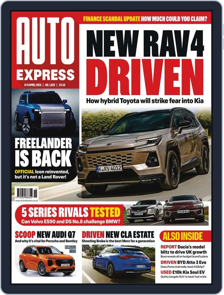 Auto Express April 08, 2026 (Digital) - DiscountMags.com