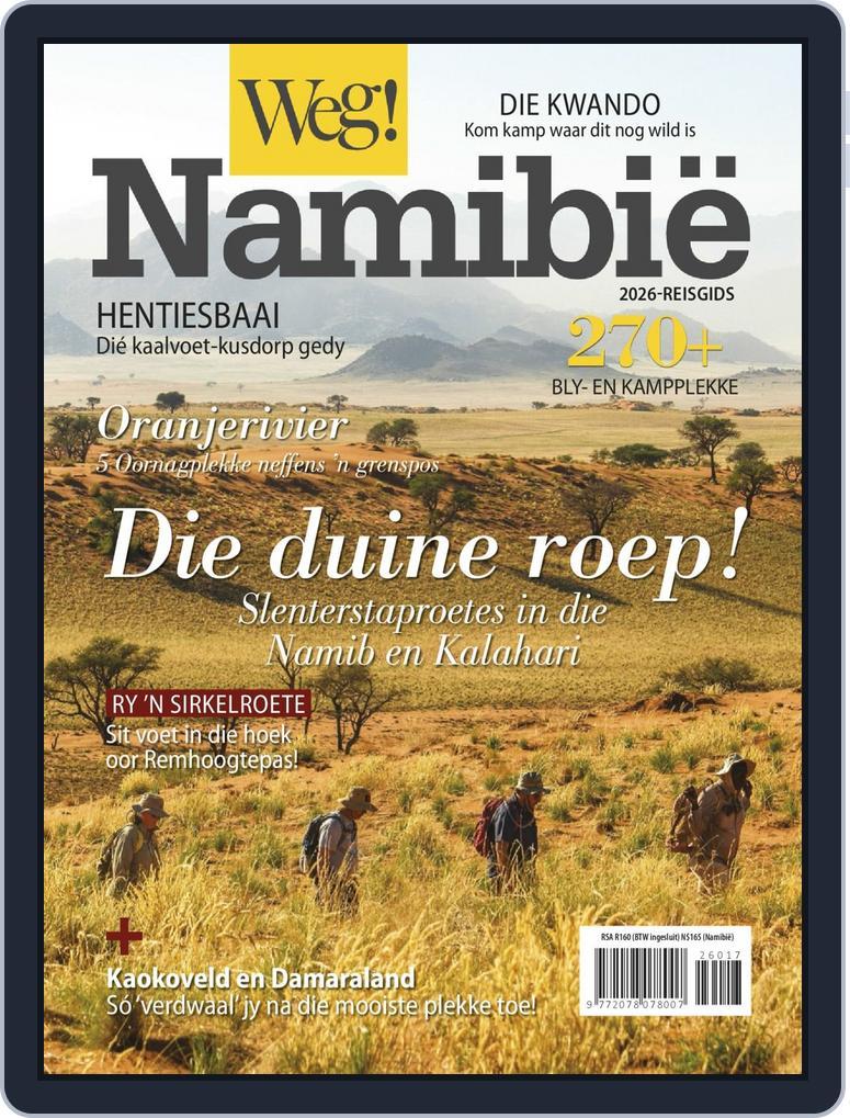 Weg! Weg! Namibië 2026 (Digital) - DiscountMags.com