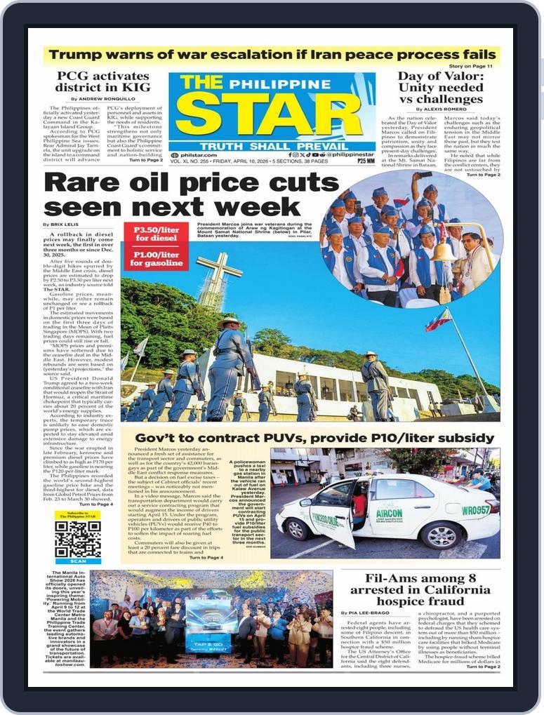The Philippine Star April 10, 2026 (Digital) - DiscountMags.ca