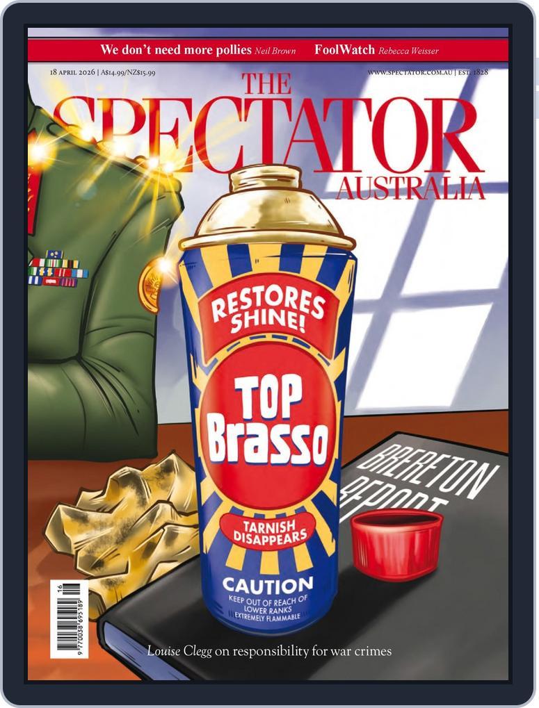 The Spectator Australia 18 April 2026 (Digital) - DiscountMags.com