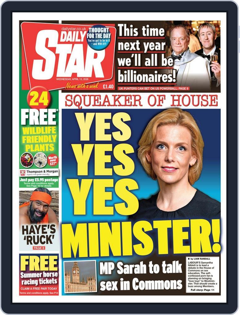 Daily Star April 15, 2026 (Digital) - DiscountMags.ca