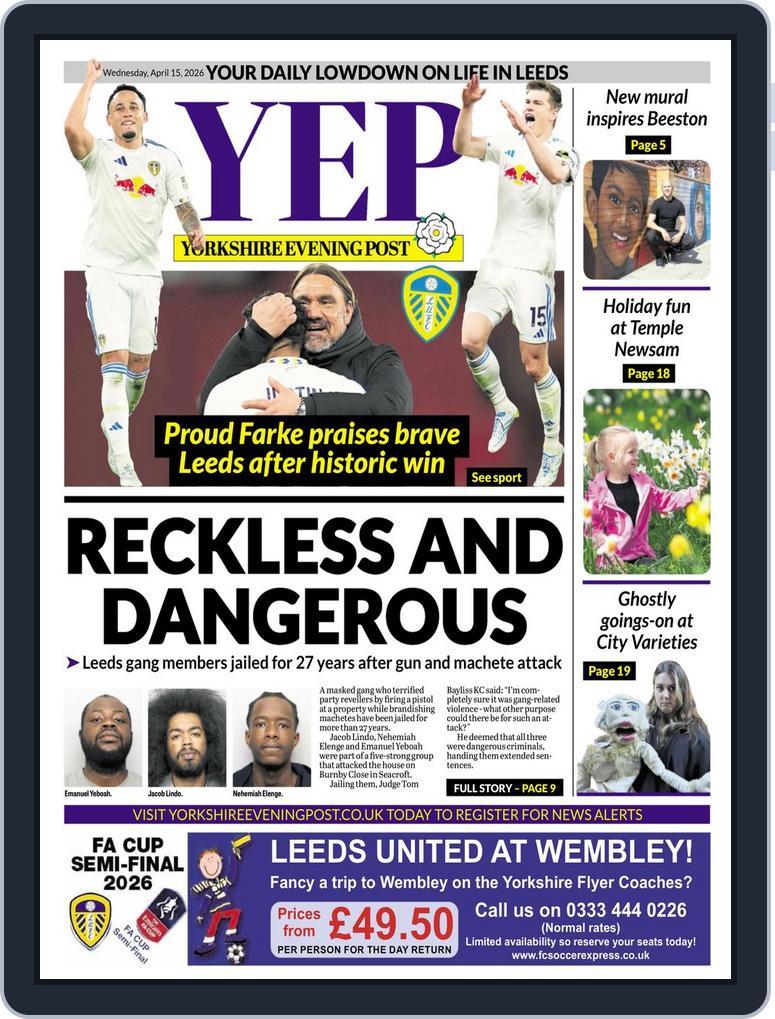 Yorkshire Evening Post April 15, 2026 (Digital) - DiscountMags.com