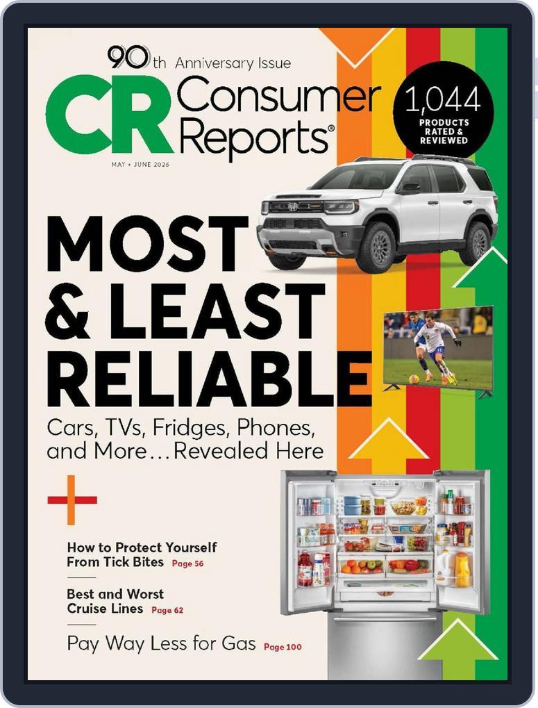 Consumer Reports May/June 2026 (Digital) - DiscountMags.com