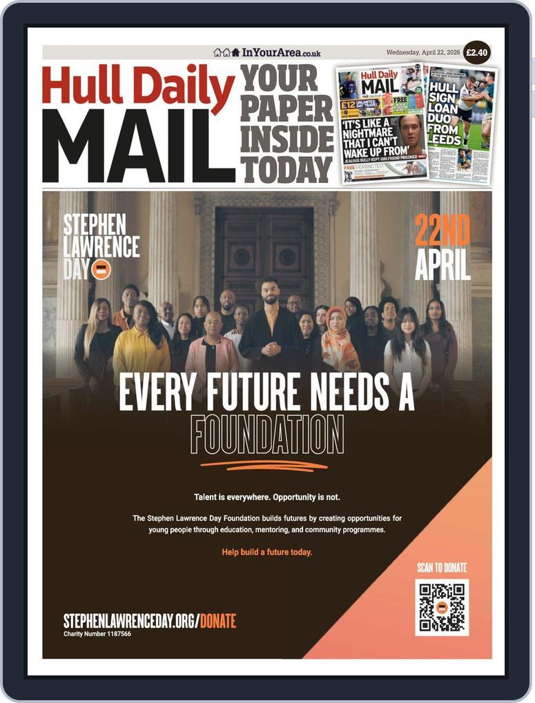 Hull Daily Mail April 22, 2026 (Digital) - DiscountMags.com