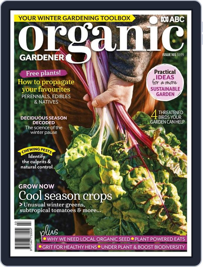 Abc Gardner Abc Organic Gardener Issue 165 - Early Winter 2026 (Digital ...