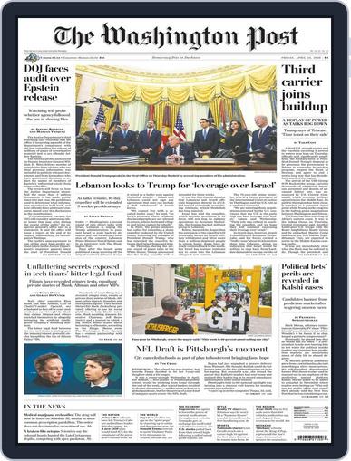 Washington Post Label The Washington Post April 24, 2026 (Digital) - DiscountMags.com