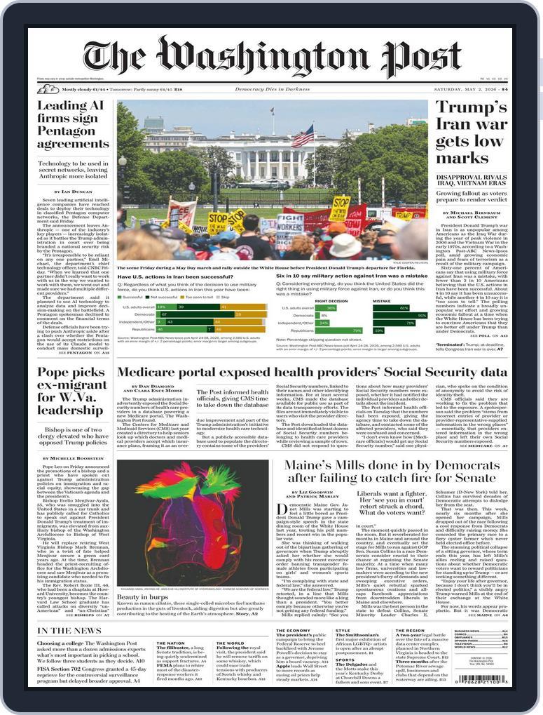 The Washington Post May 02, 2026 (Digital) - DiscountMags.com