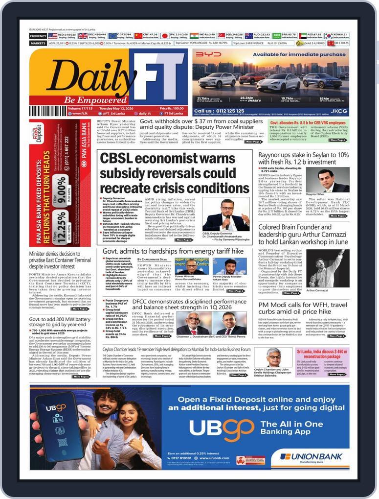 Daily Ft May 12, 2026 (Digital) - DiscountMags.com