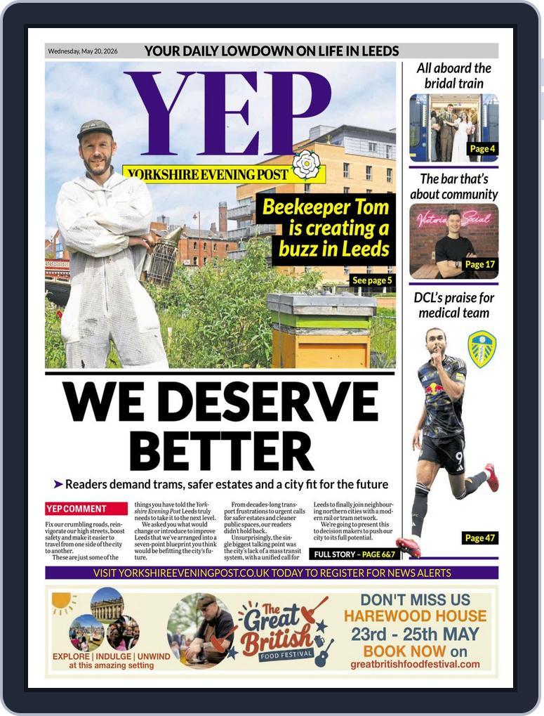 Yorkshire Evening Post May 20, 2026 (Digital) - DiscountMags.com