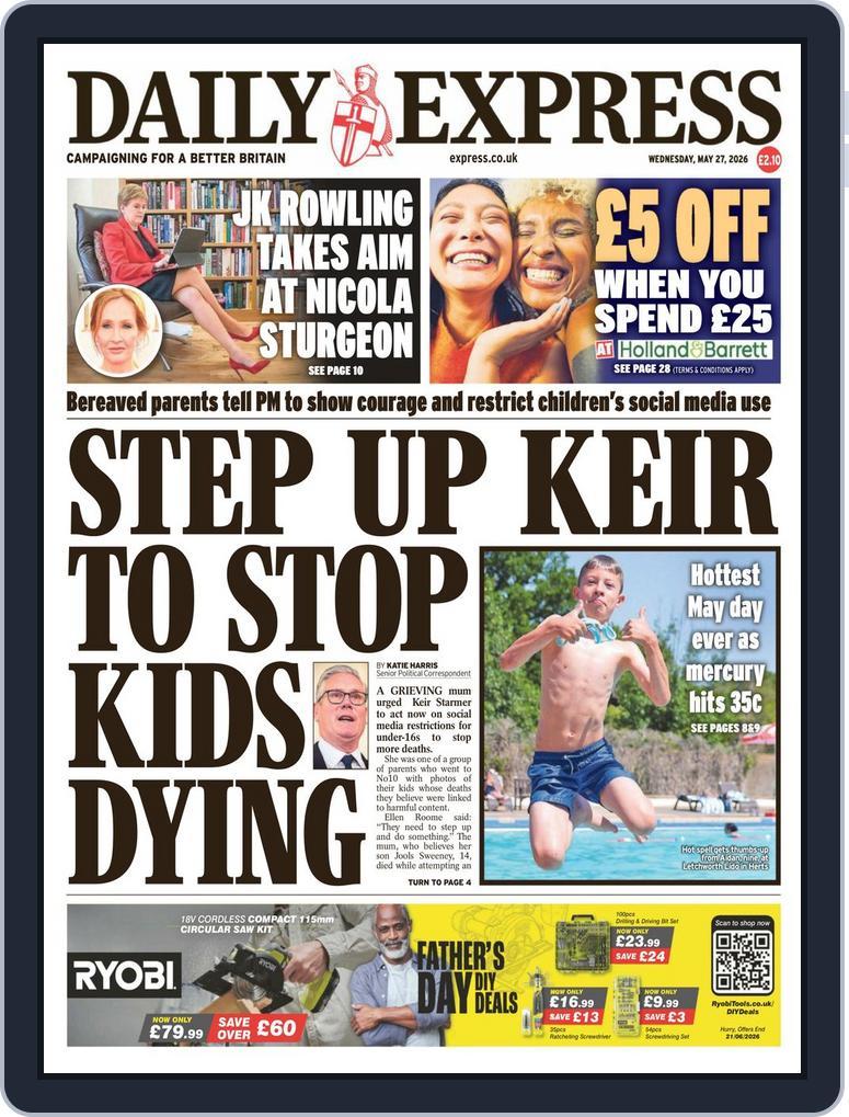 Daily Express May 27, 2026 (Digital) - DiscountMags.com