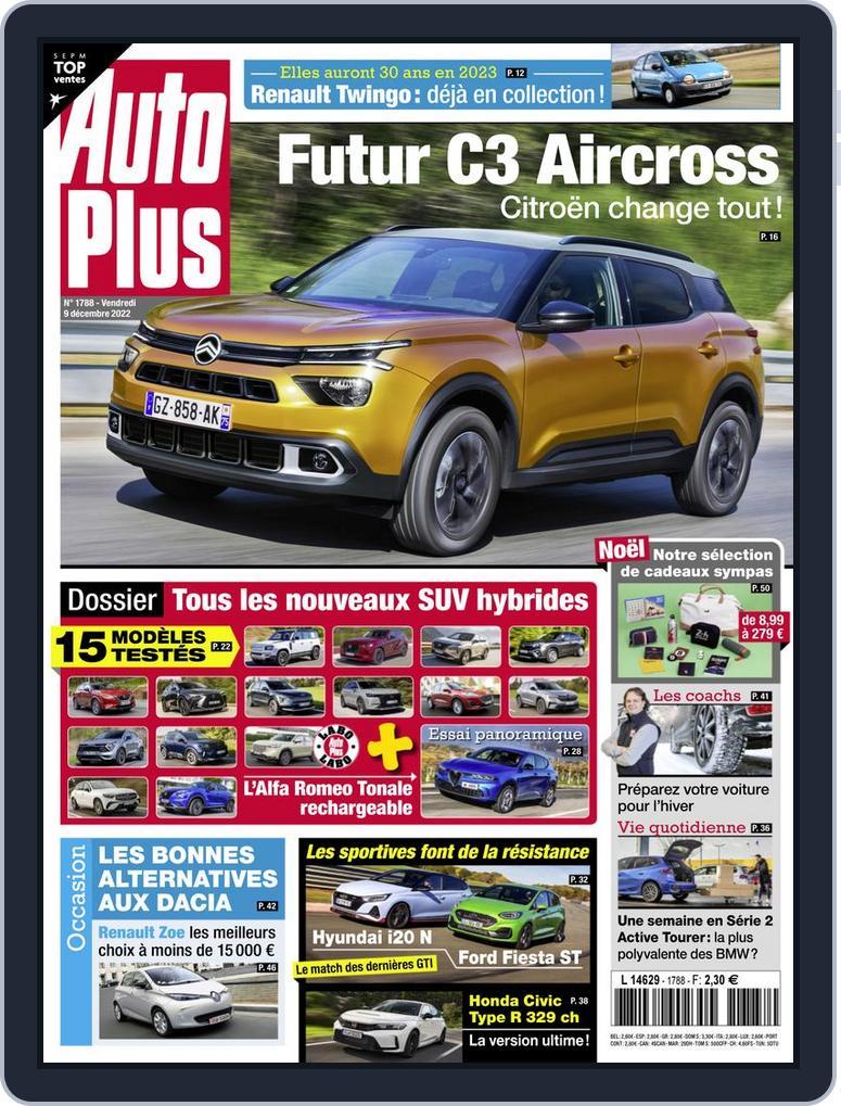 Auto Plus France No. 1788 (Digital) - DiscountMags.ca