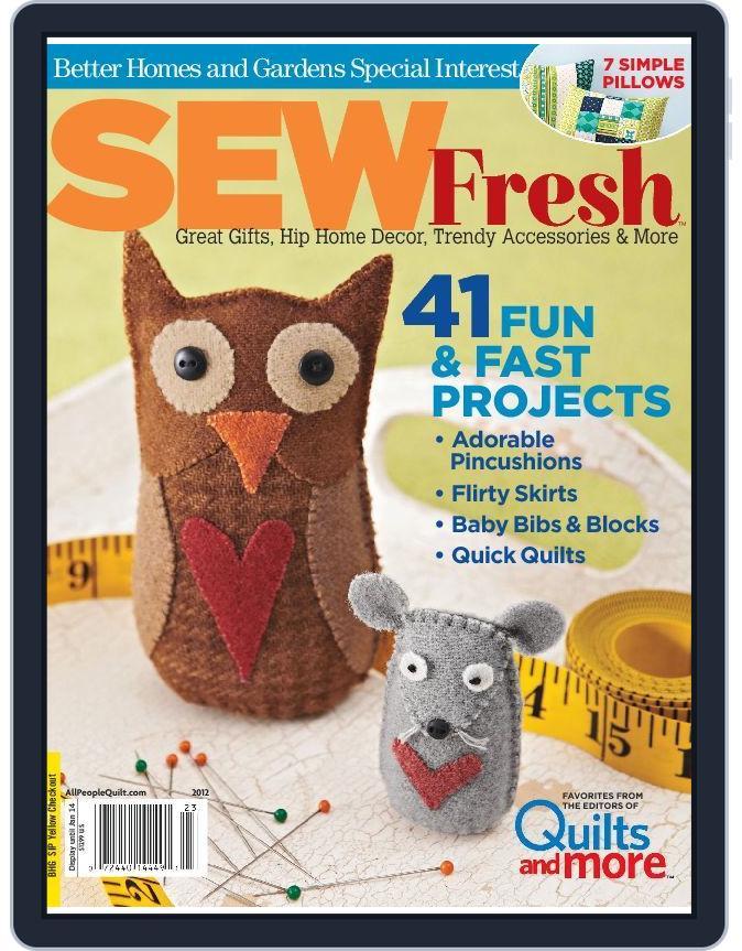 Sew Fresh Magazine (Digital) Subscription Discount - DiscountMags.com