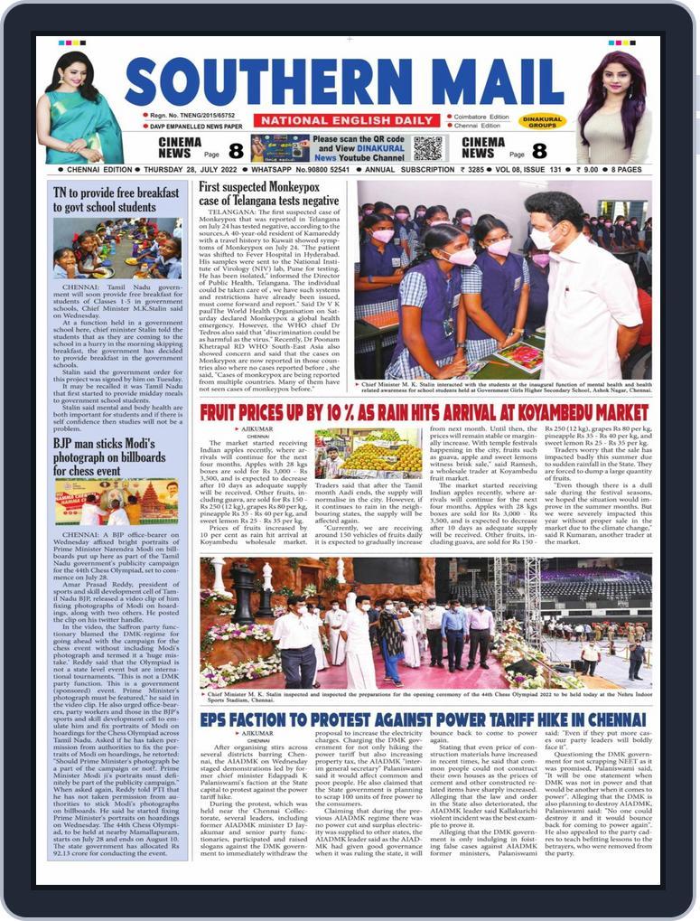 Southern Mail Newspaper July 28 , 2022 (Digital) - DiscountMags.ca