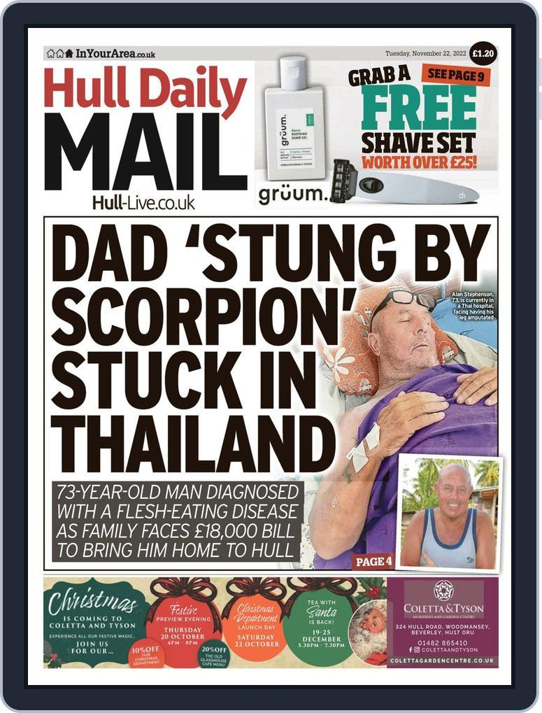 Hull Daily Mail November 22, 2022 (Digital) - DiscountMags.ca