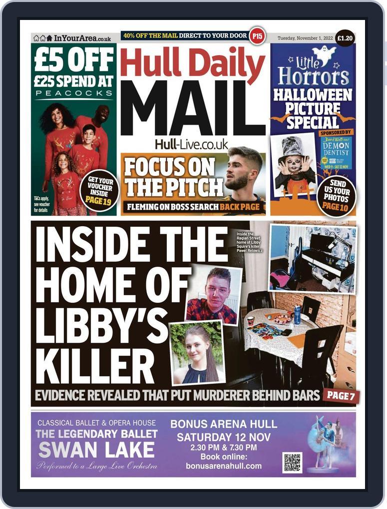 Hull Daily Mail November 01, 2022 (Digital) - DiscountMags.com (Australia)