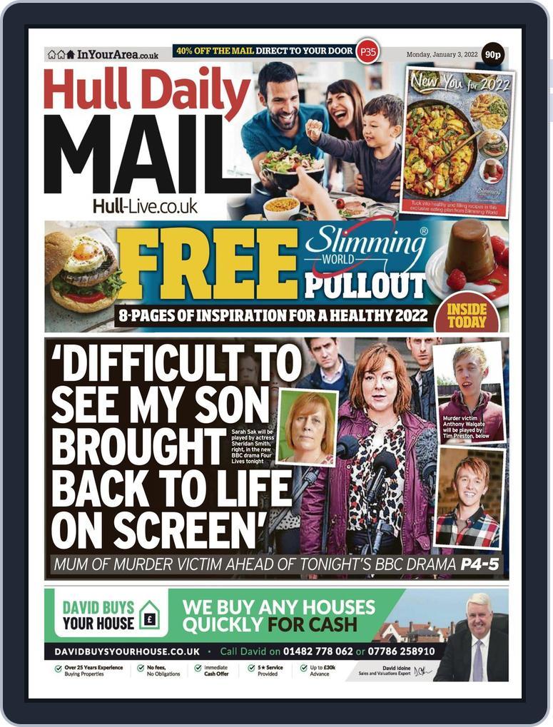 Hull Daily Mail January 03, 2022 (Digital) - DiscountMags.com (Australia)