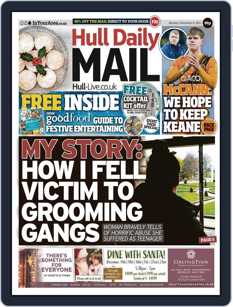 Hull Daily Mail December 06, 2021 (Digital) - DiscountMags.com (Australia)