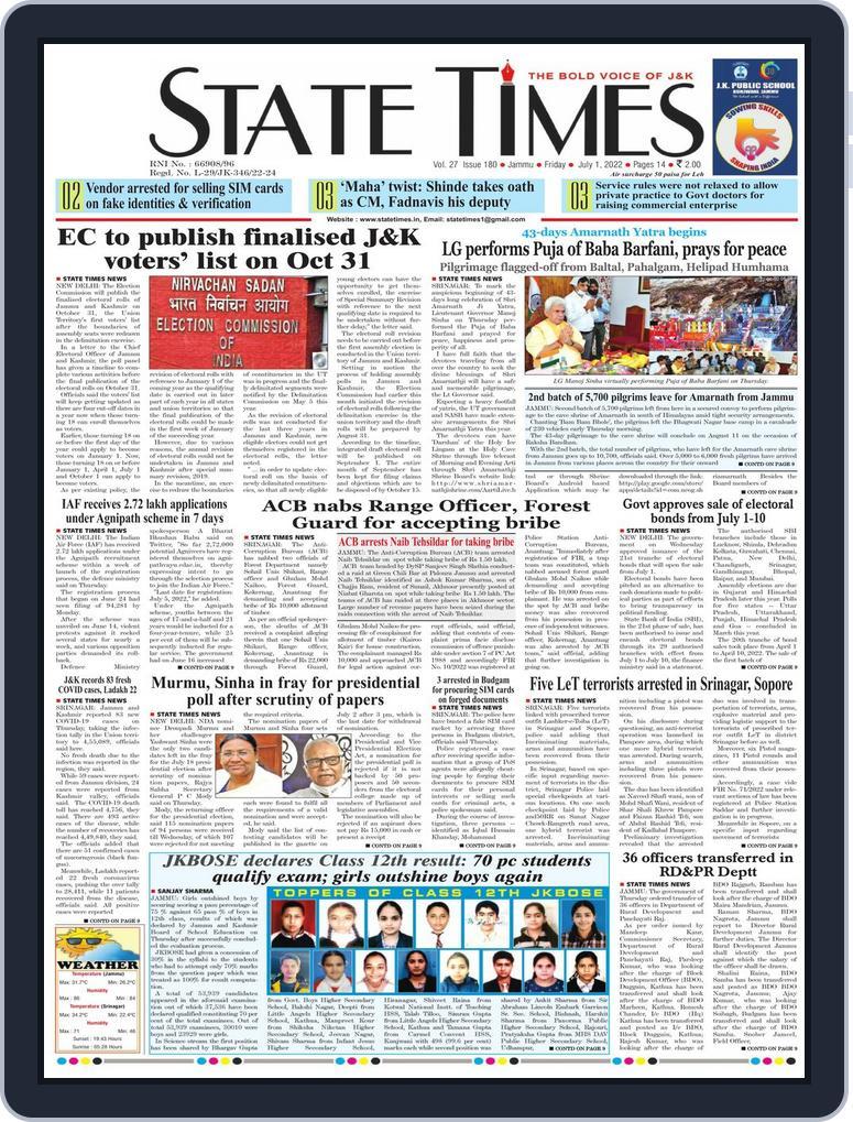 State Times 01-07-2022 (Digital) - DiscountMags.ca