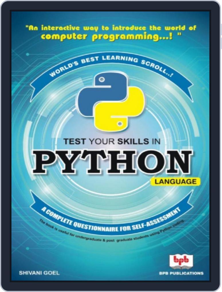 Test your skills in Python Language Magazine (Digital) - DiscountMags.com