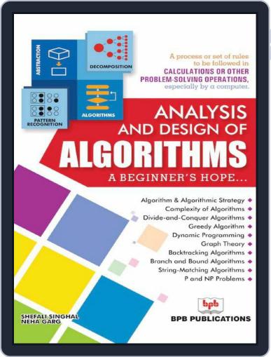 Analysis and Design of Algorithms Magazine (Digital) - DiscountMags.com