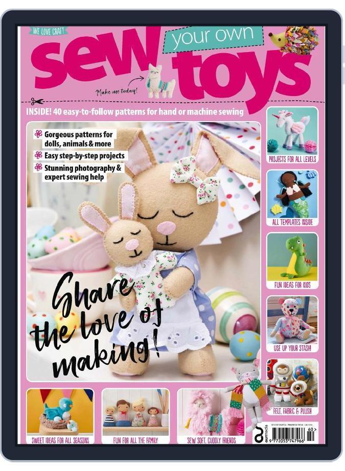 Sew Your Own Toys Magazine (Digital) - DiscountMags.com