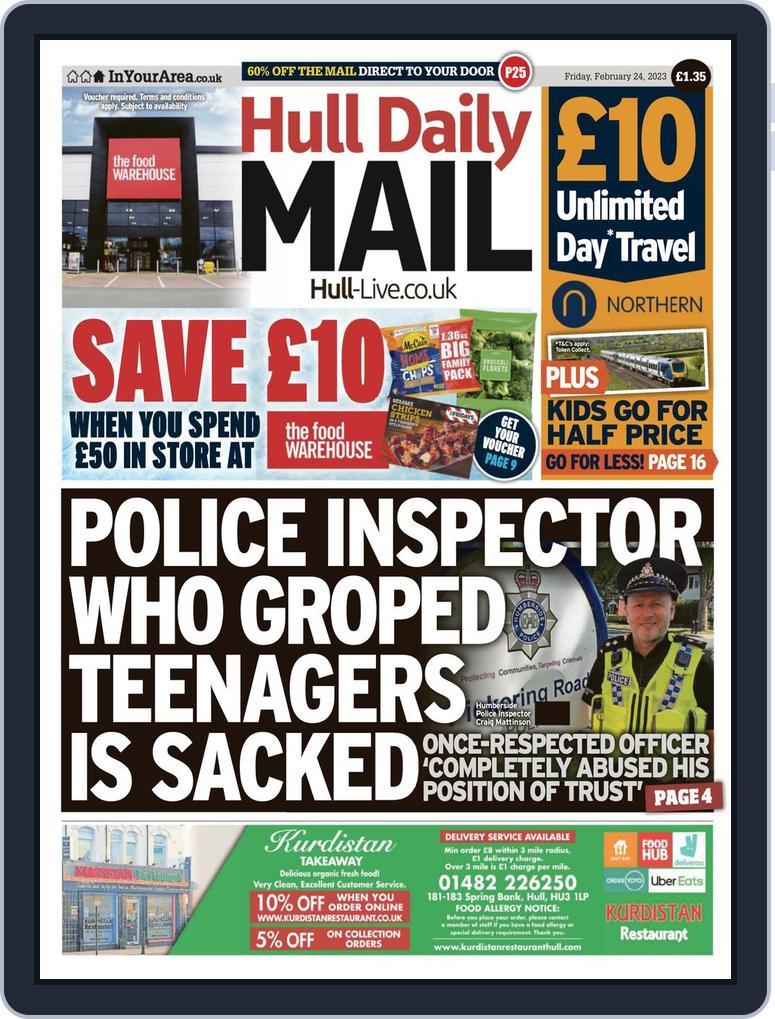 Hull Daily Mail February 24, 2023 (Digital) - DiscountMags.com (Australia)