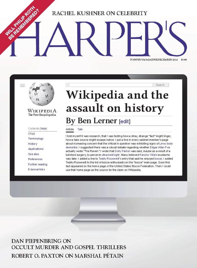 Harper's Magazine Subscription Discount News and Politics