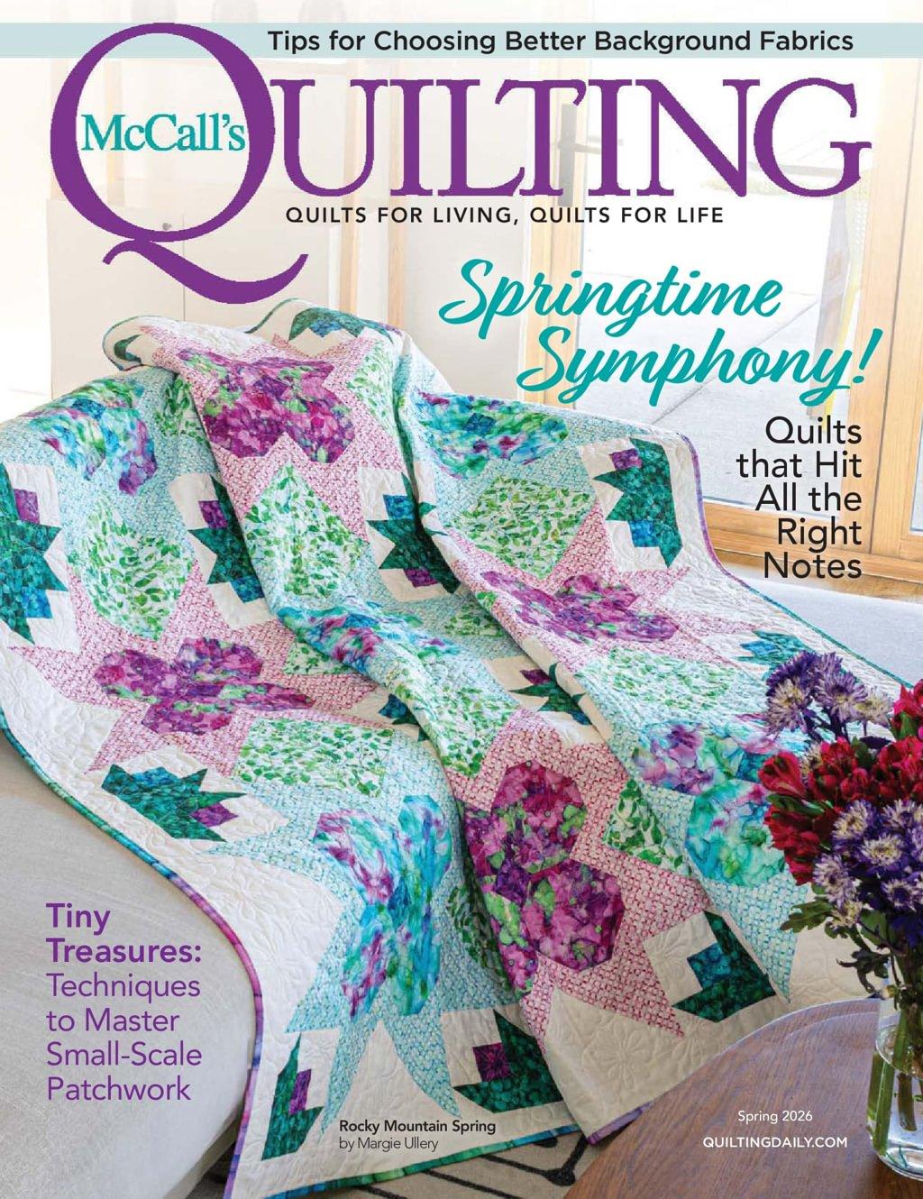McCall's Quilting Magazine Subscription                    December 22nd, 2025 Issue
