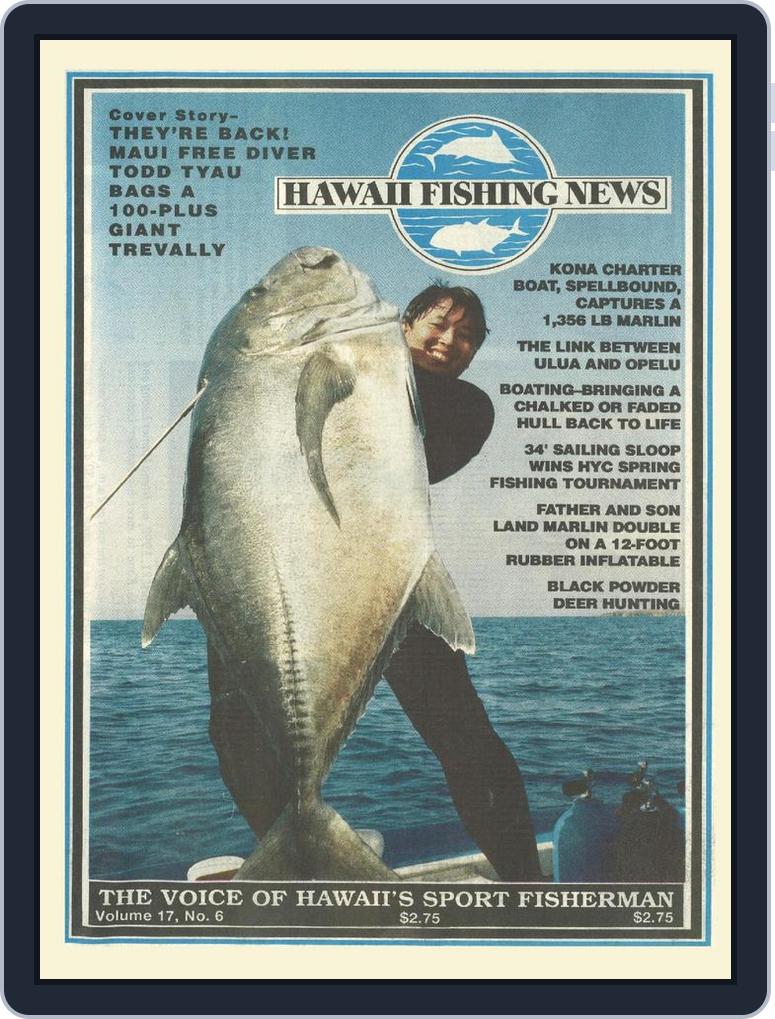 Hawaii Fishing News July 1992 (Digital)