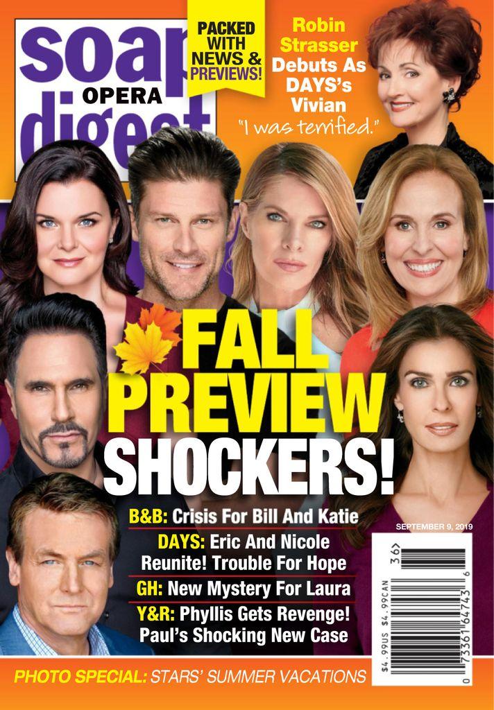 Soap Opera Digest September 9, 2019 (Digital) image image