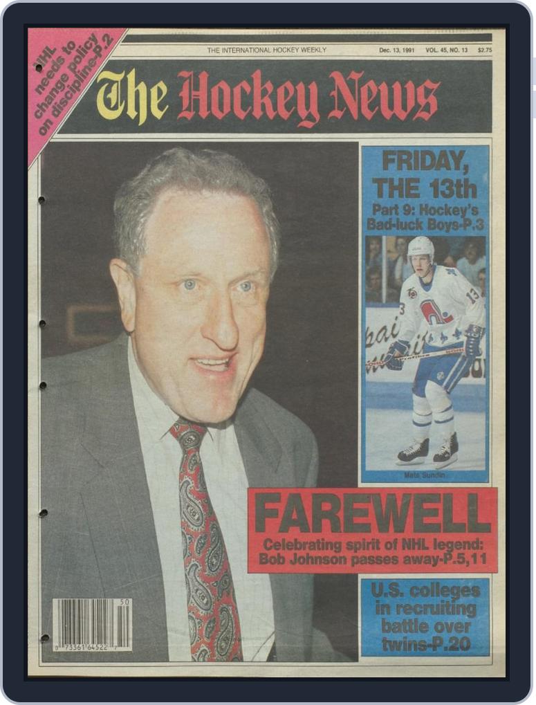 The Hockey News September 13, 1991 (Digital) 