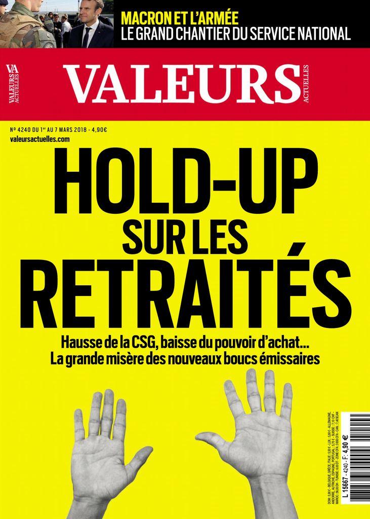 Valeurs Actuelles Back Issue No 4240 Digital Discountmags Com
