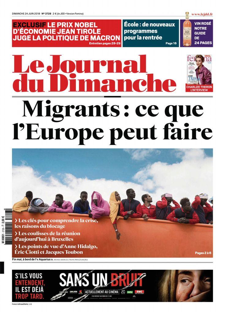 Le Journal Du Dimanche Back Issue No 3728 Digital Discountmags Com