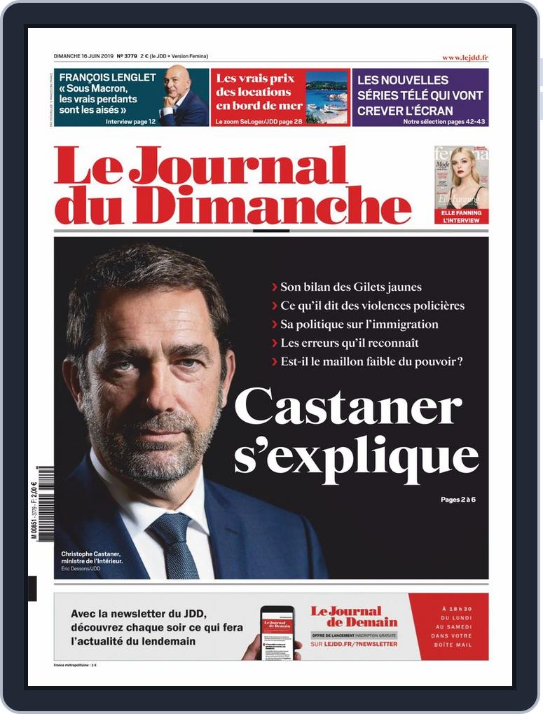Le Journal Du Dimanche Back Issue No 3779 Digital Discountmags Com Le Journal Du Dimanche Back Issue No 3779 Digital Discountmags Com