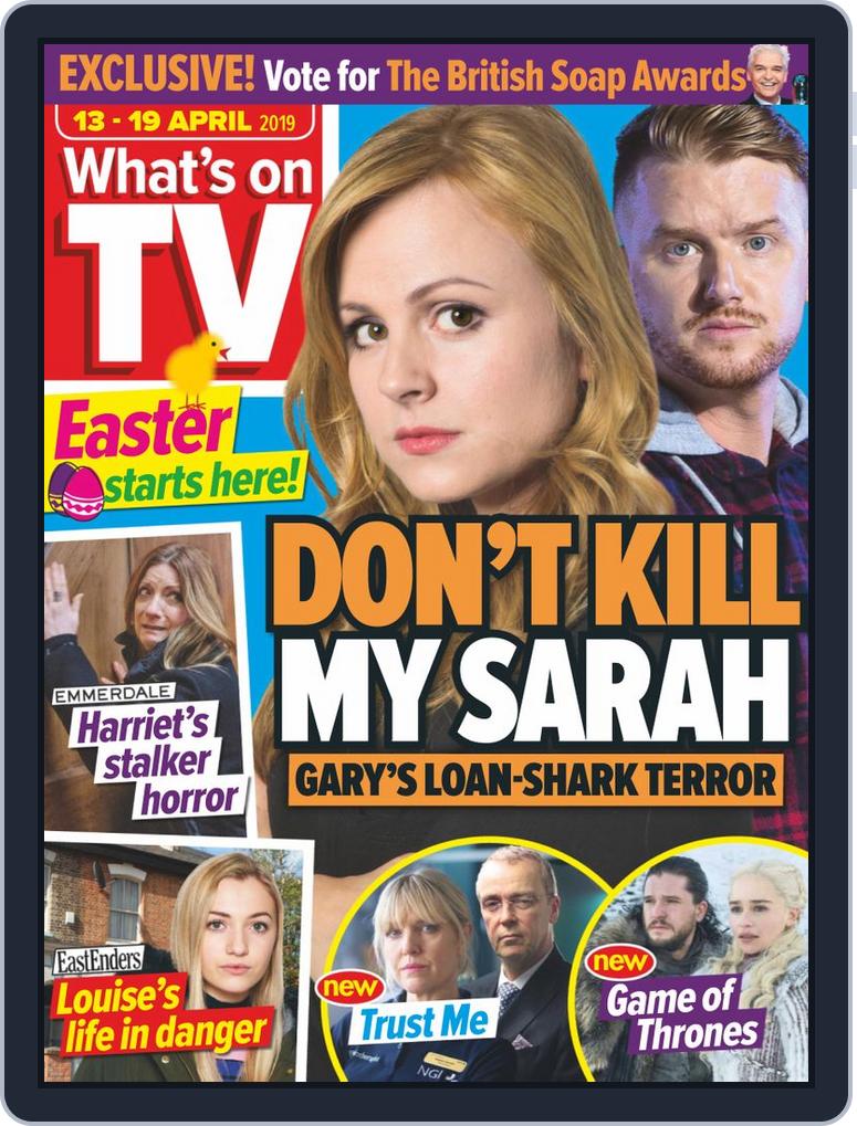 What's on TV 13-Apr-2019 (Digital) - DiscountMags.ca What's on TV 13-Apr-2019 (Digital) - DiscountMags.ca