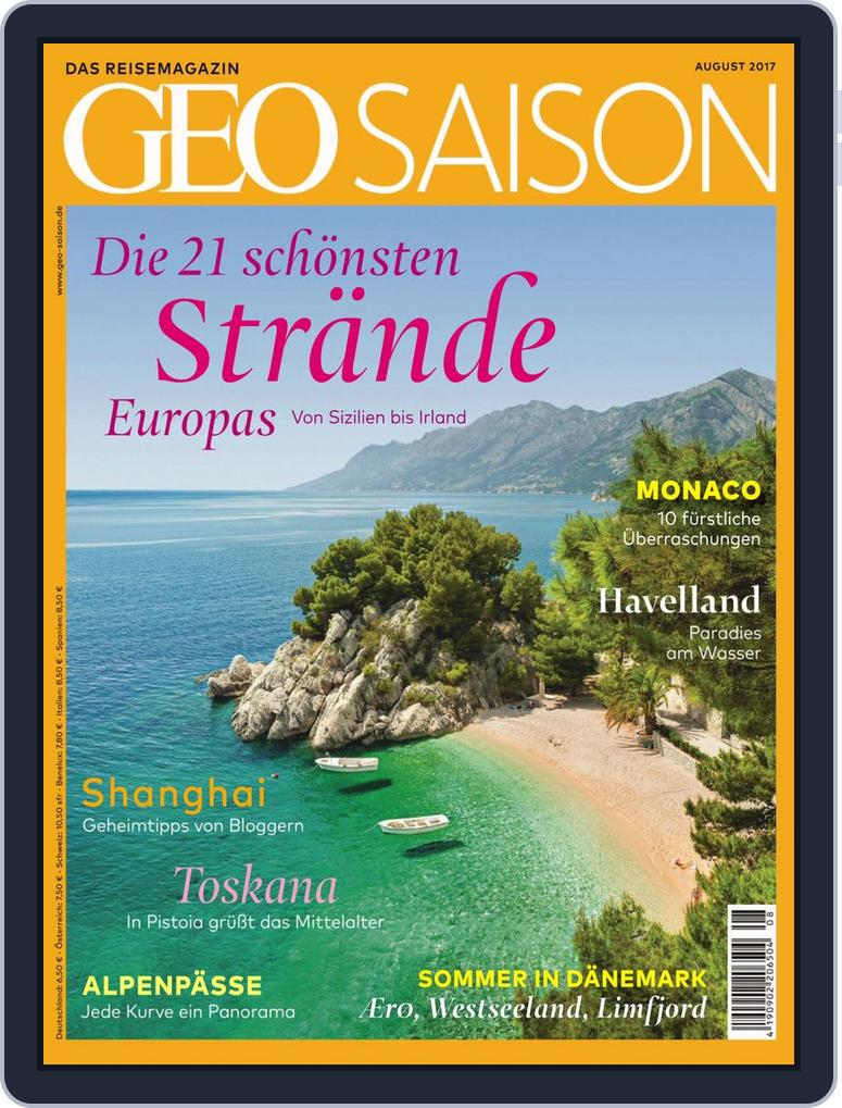 GEO Saison Back Issue 08/2017 (Digital)