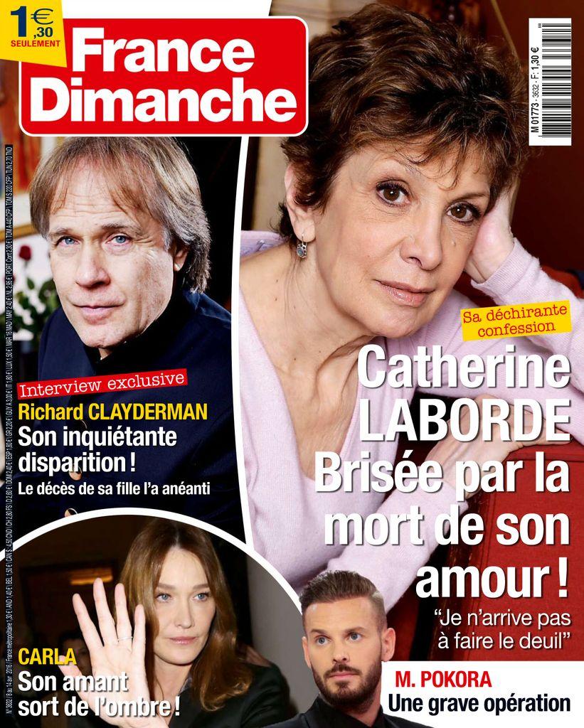 France Dimanche Back Issue 08 Avril 16 Digital Discountmags Com