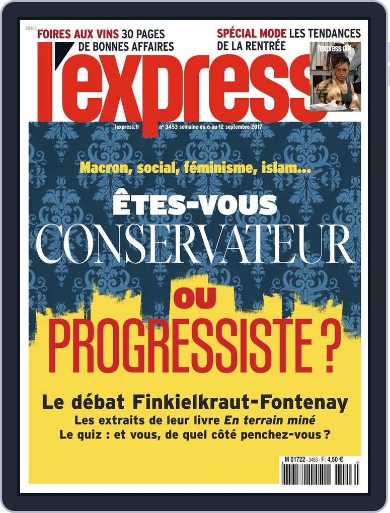 L Express Back Issue 06 Septembre 17 Digital Discountmags Com L Express Back Issue 06 Septembre 17 Digital Discountmags Com