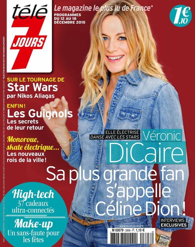 Télé 7 Jours 07 decembre 2015 (Digital) - DiscountMags.com, image size:775x1019