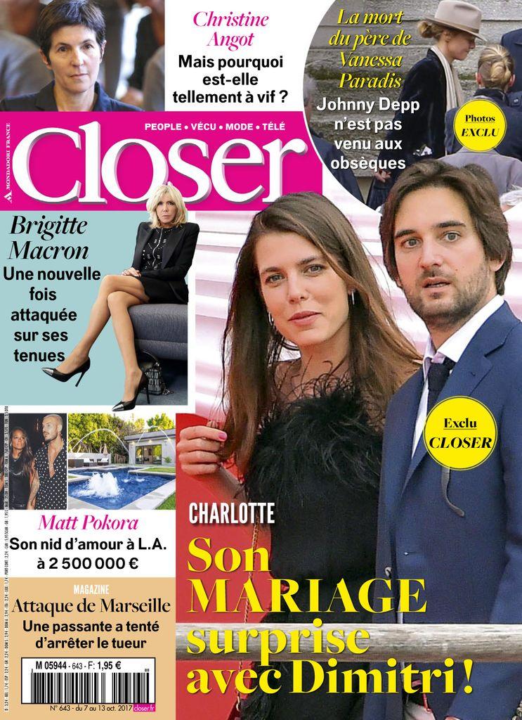 Closer France 06 octobre 2017 (Digital) image picture