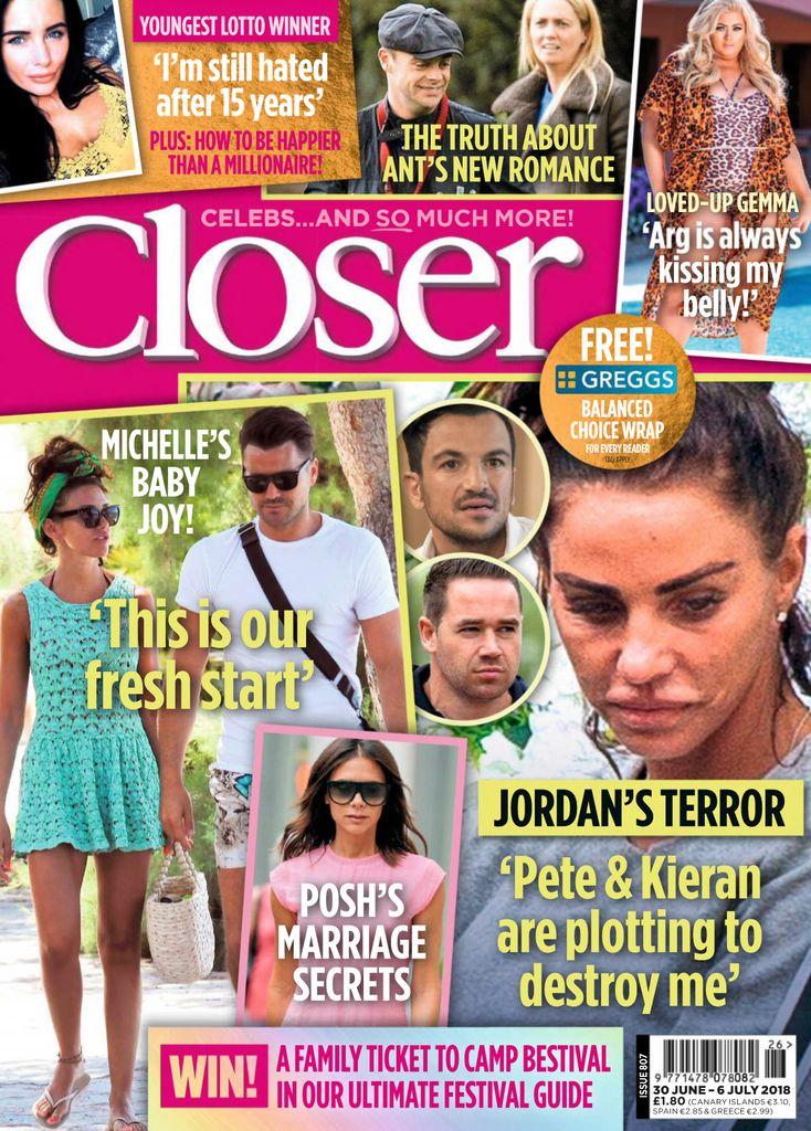 Closer United Kingdom ISSUE 807 (Digital) - DiscountMags.ca