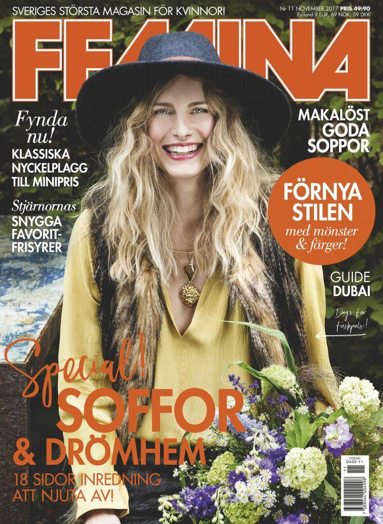 Femina Sweden Back Issue nr 11 2017 (Digital) - DiscountMags.com