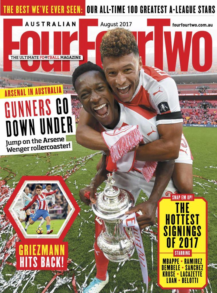 Australian FourFourTwo Soccer Magazines 2017 Collection 