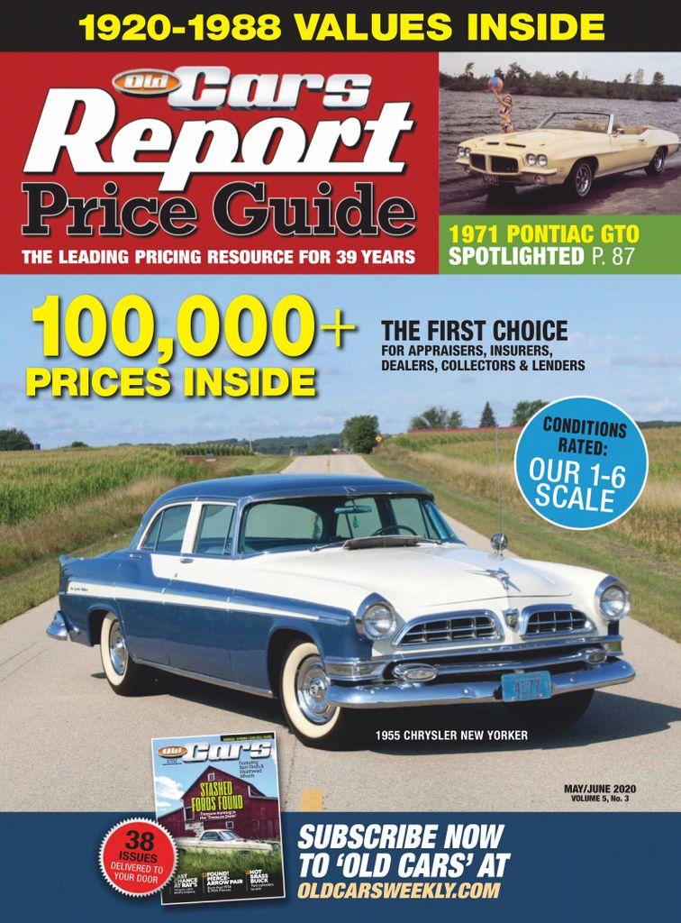 Old Cars Report Price Guide May June 2020 Digital DiscountMags